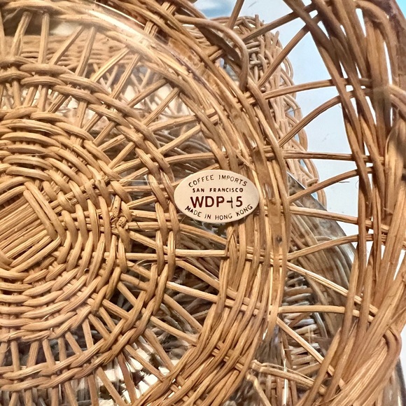 Vintage Rattan Boho 2 Place Settings Dining - Picture 3 of 8